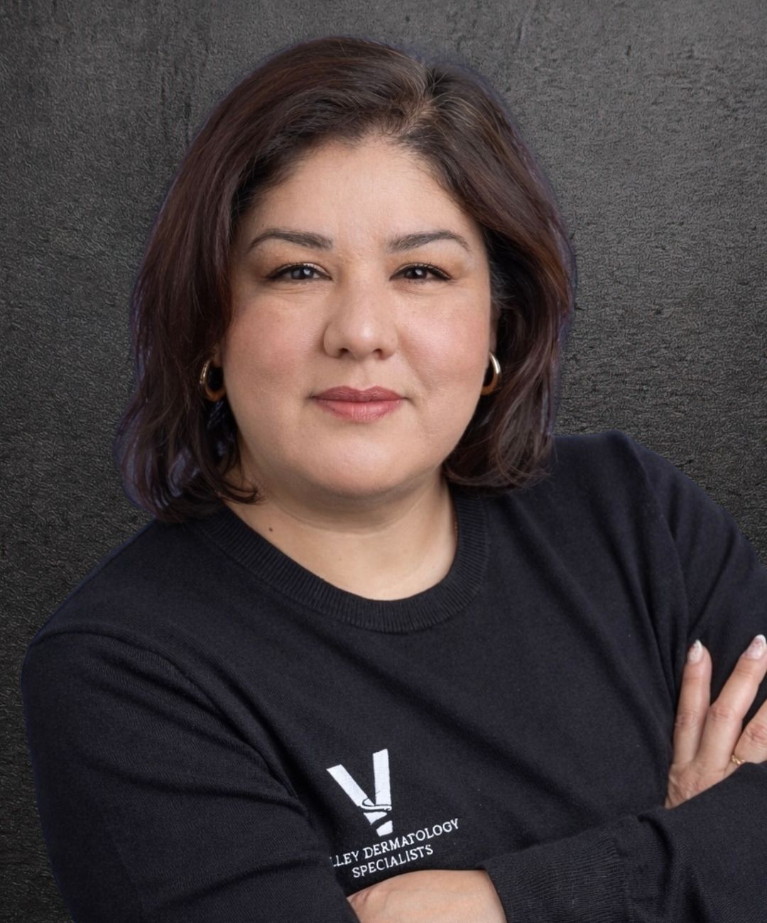 Patricia Segura Headshot Slate Background